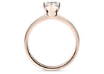 Delicacy Solitaire Rose Gold 18k Marquise Engagement Ring