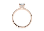 1477 Classic Solitaire Rose Gold 18k Emerald Engagement Ring