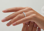 Regent Oval White Gold 18k Eternity Ring