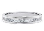 Allya White Gold 18k Half Set Eternity Ring