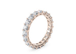 Regent Asscher Full Set Rose Gold 18k Natural Eternity Ring