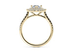 Berkeley Halo Yellow Gold 18k Marquise Engagement Ring