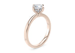 Starlight Compass Solitaire Rose Gold 18k Cushion Engagement Ring