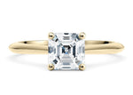 Hope Solitaire Yellow Gold 18k Asscher Engagement Ring