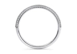 Olympia White Gold 18k Half Set Eternity Ring