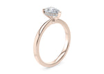 Starlight Solitaire Rose Gold 18k Pear Engagement Ring