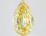 4.29ct Pear Lab Grown Diamond (Colour Fancy Yellow, Clarity VS2, IGI Certified)