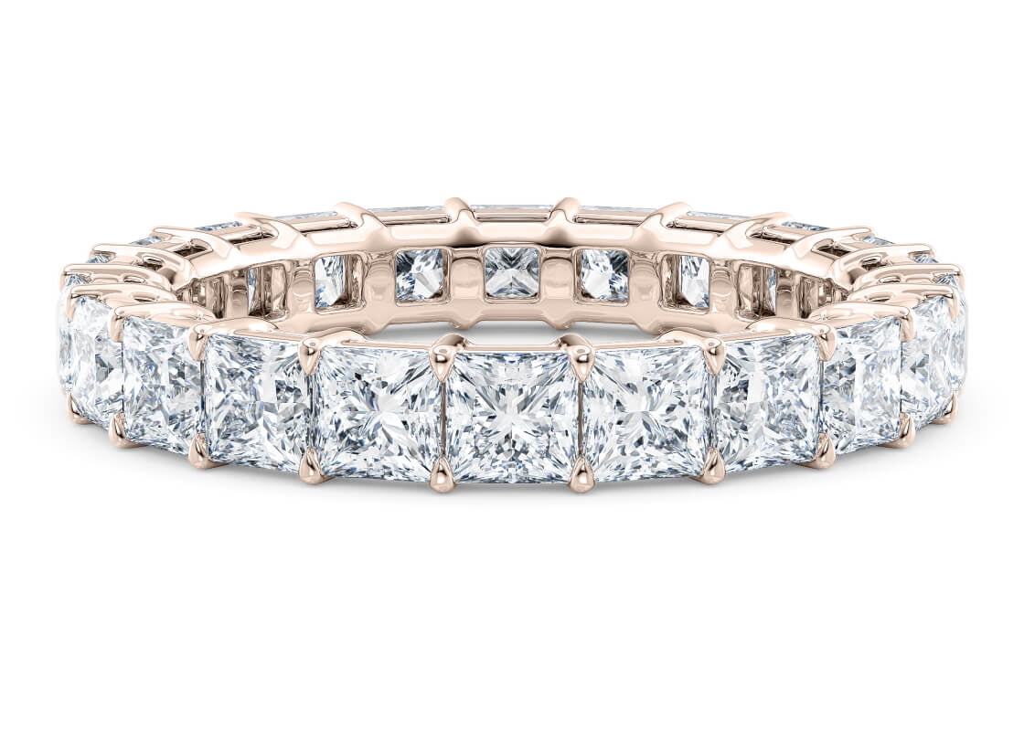 Regent Princess Full Set Rose Gold 18k Natural Eternity Ring