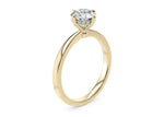 Starlight Compass Solitaire Yellow Gold 18k Round Engagement Ring