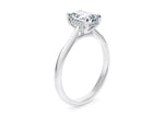Hope Solitaire Platinum Emerald Engagement Ring
