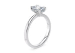 Starlight Solitaire Platinum Emerald Engagement Ring