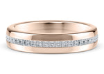 Zeus Rose Gold 18k Wedding Band