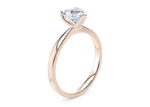 Delicacy Solitaire Rose Gold 18k Heart Engagement Ring