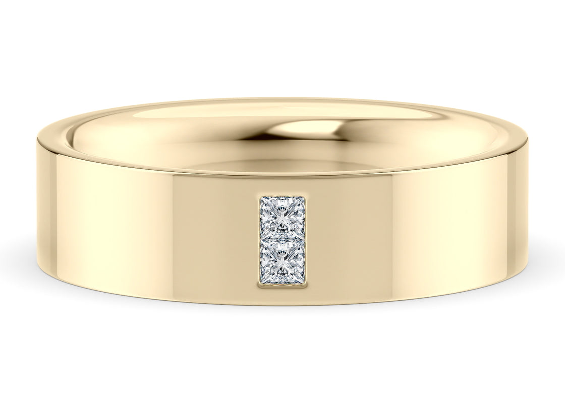 Jakob Yellow Gold 18k Wedding Band