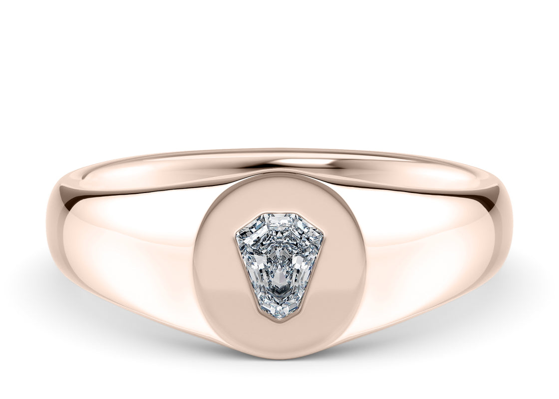 Evander Rose Gold 18k Wedding Band