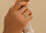 Tea Petite Eternity Rose Gold 18k Full Set Natural Eternity Ring