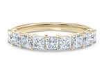 Regent Princess Half Yellow Gold 18k Natural Eternity Ring
