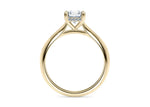Hope Solitaire Yellow Gold 18k Asscher Engagement Ring