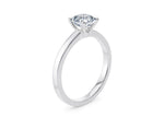 1477 Classic Solitaire Platinum Asscher Engagement Ring