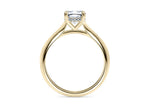 Hope Solitaire Yellow Gold 18k Cushion Engagement Ring