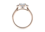 Rosa Vintage Rose Gold 18k Princess Engagement Ring