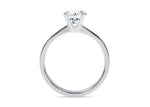 Delicacy Vintage Platinum Round Engagement Ring