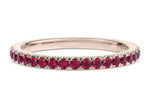Vogue Ruby Rose Gold 18k Eternity Ring
