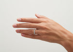 Vogue Rose Gold 18k Half Set Eternity Ring
