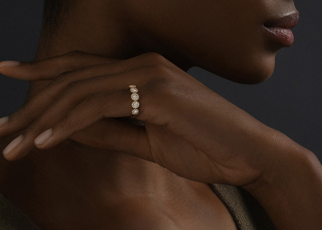 Bahira Yellow Gold 18k Eternity Ring