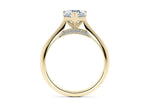 Iris Solitaire Yellow Gold 18k Heart Engagement Ring