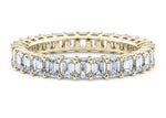 Regent Emerald Full Set Yellow Gold 18k Natural Eternity Ring
