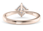 Starlight Compass Solitaire Rose Gold 18k Cushion Engagement Ring