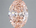 5.01ct Oval Lab Grown Diamond (Colour Fancy Intense Pink, Clarity VS1, IGI Certified)