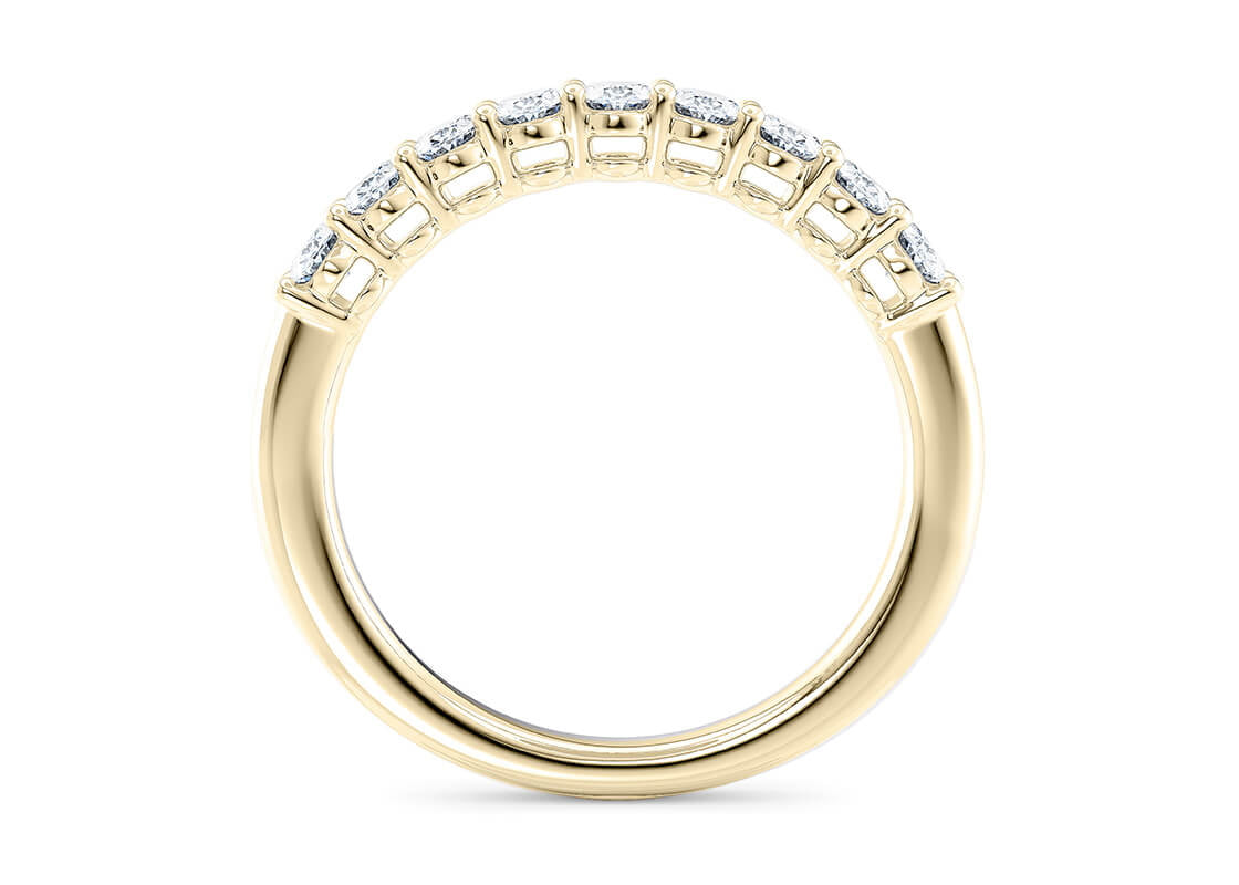 Regent Oval Yellow Gold 18k Eternity Ring