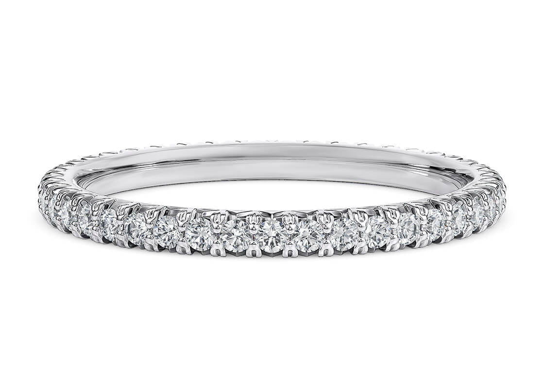Kindrea White Gold 18k Full Set Eternity Ring