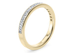 Elegance Yellow Gold 18k Eternity Ring