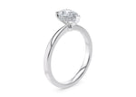 Starlight Solitaire Platinum Pear Engagement Ring