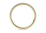 Kindrea Yellow Gold 18k Half Set Eternity Ring