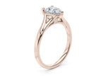 Hanover Solitaire Rose Gold 18k Pear Engagement Ring