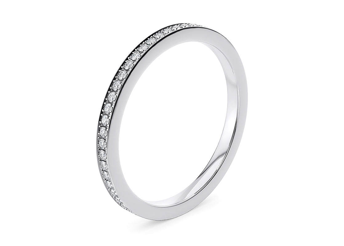 Paragon Lab Grown White Gold 18k Full Set Eternity Ring