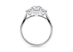 Lisbon Trilogy Platinum Round Engagement Ring