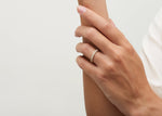 Grandessa White Gold 18k Half Set Eternity Ring