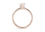 Delicacy Vintage Rose Gold 18k Pear Engagement Ring