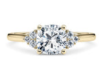 Rosa Vintage Yellow Gold 18k Cushion Engagement Ring