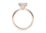 Starlight Compass Solitaire Rose Gold 18k Cushion Engagement Ring