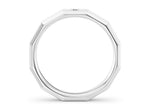 Atlas White Gold 18k Wedding Band