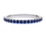 Vogue Sapphire White Gold 18k Eternity Ring