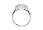 Lisbon Trilogy Platinum Princess Engagement Ring