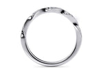 Marylebone White Gold 18k Half Set Eternity Ring