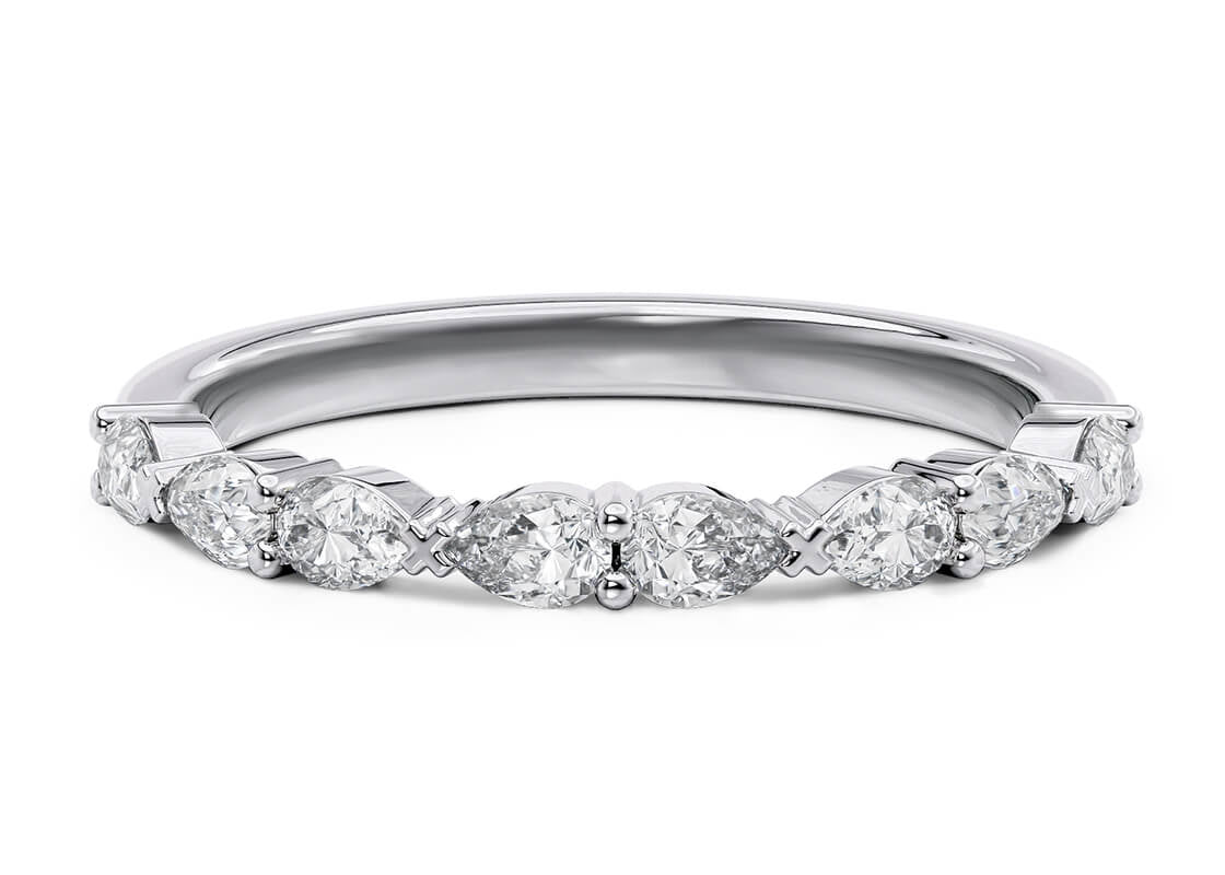 Rossetti White Gold 18k Eternity Ring